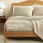 4-Piece Fitted Queen Sheets