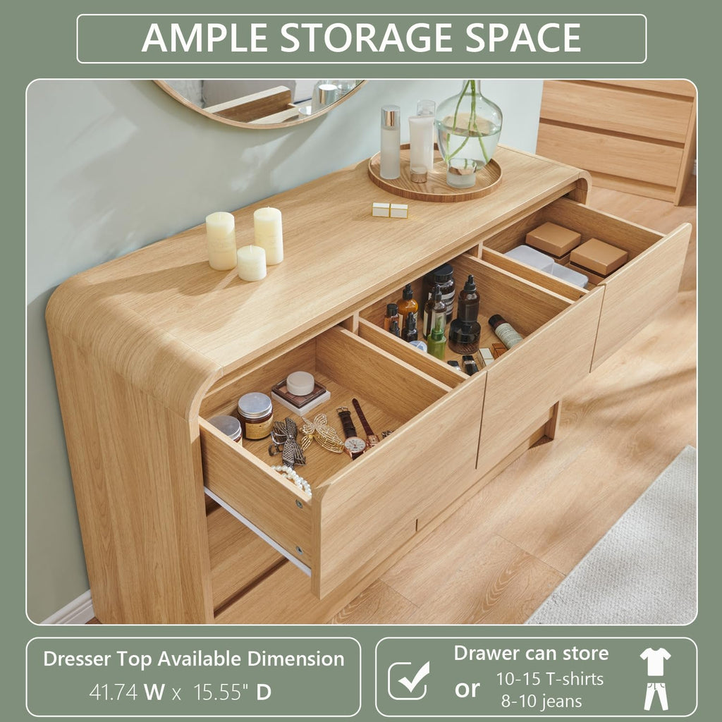 Modern 7 Drawers Dresser