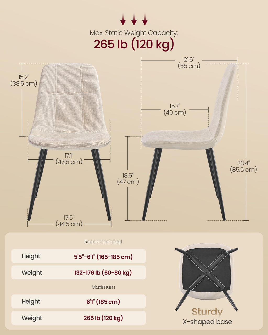 Dining Chairs Set of 4