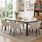 Industrial Dining Table for 6 People
