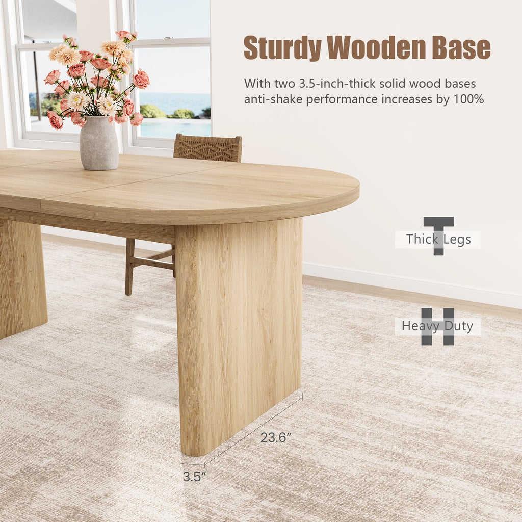 Long Oval Dining Table