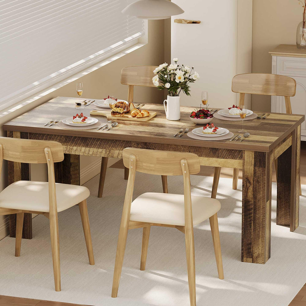 Farmhouse Dining Table for 4-6