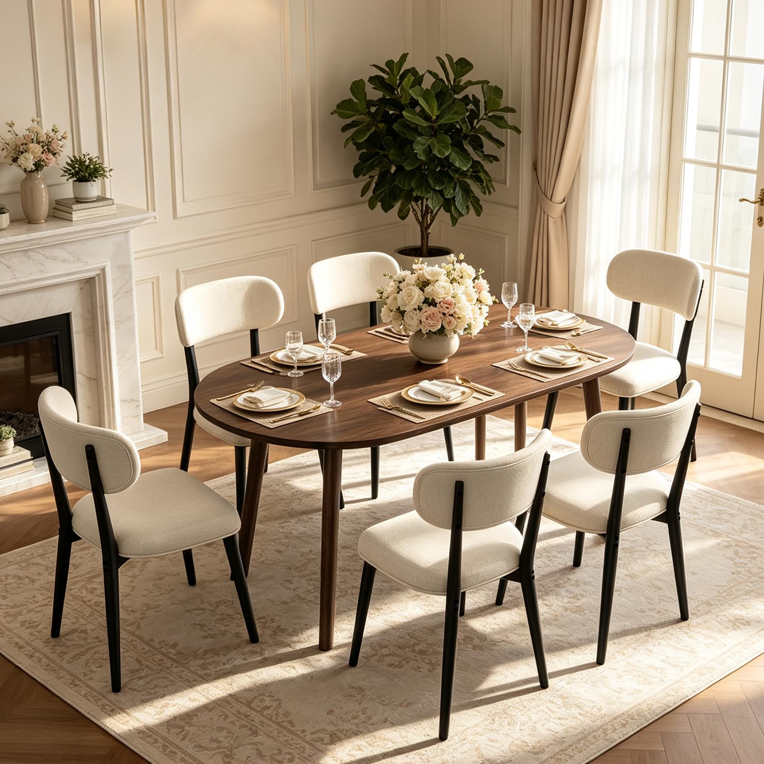 Modern Dining Chairs Set for 2