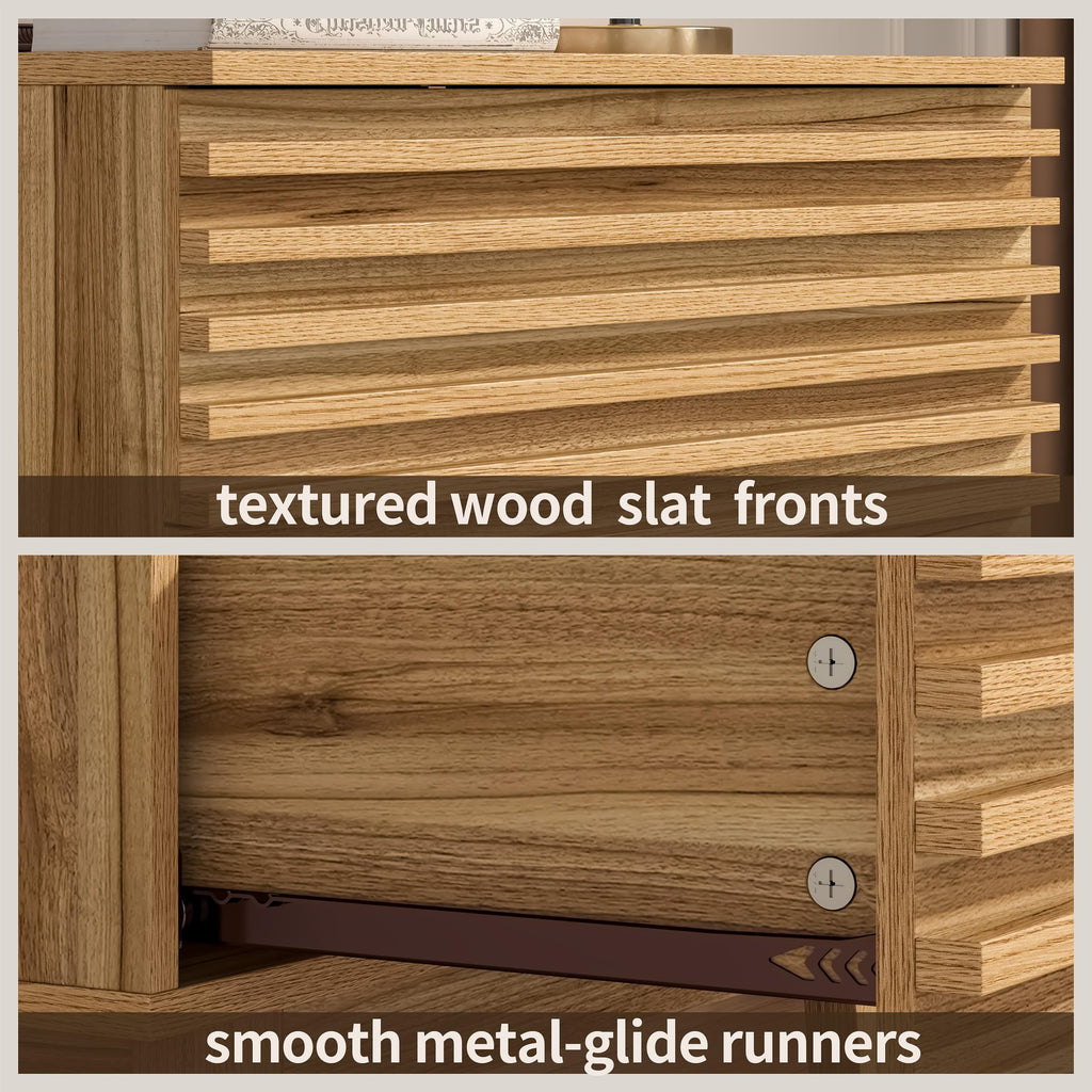 Wood 6 Drawer Dresser