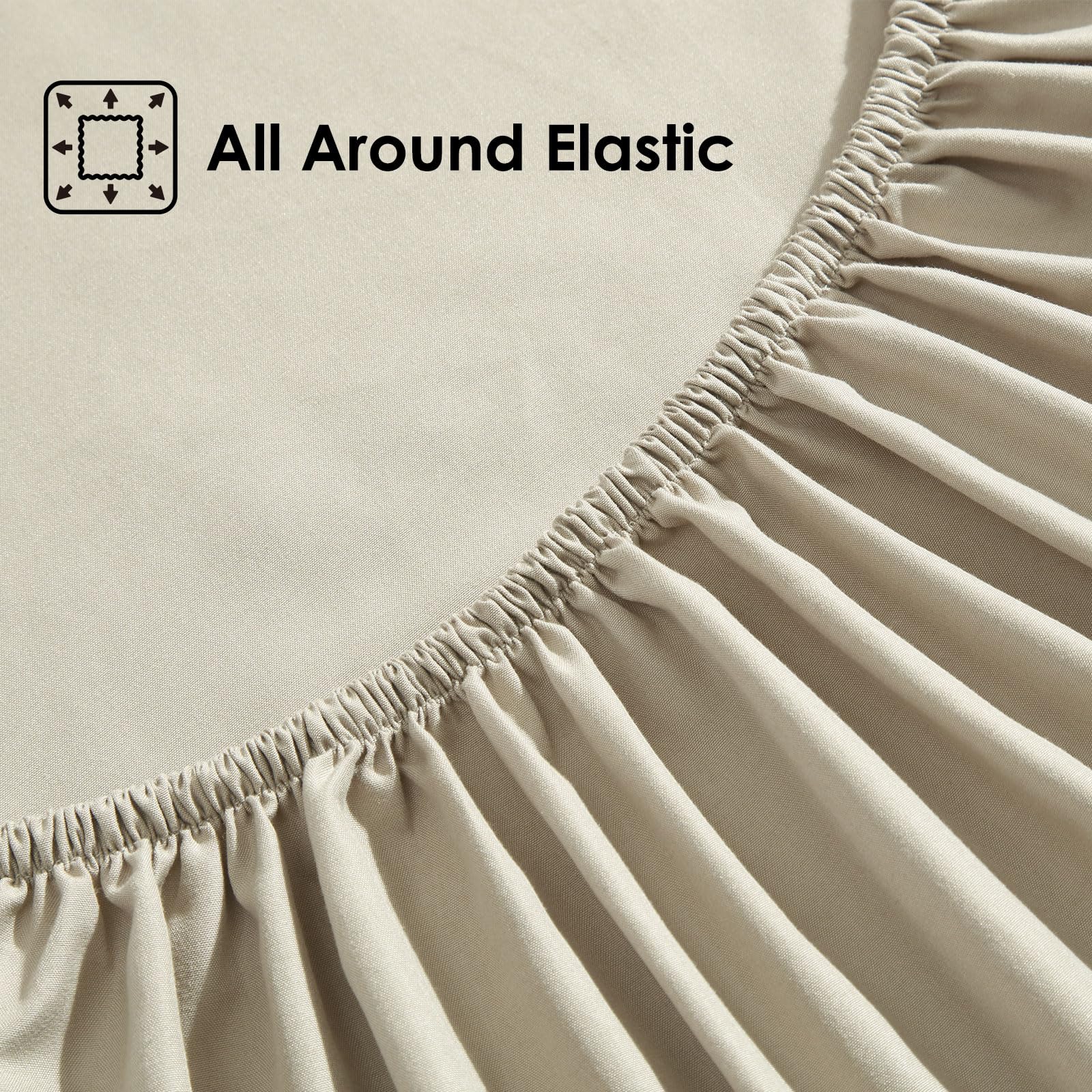 4-Piece Fitted Queen Sheets