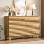 Wood 6 Drawer Dresser