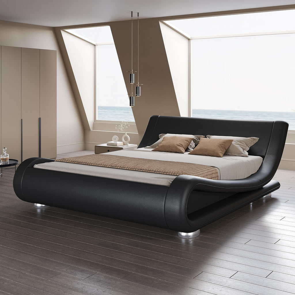 Queen Size Sleigh Bed Frame